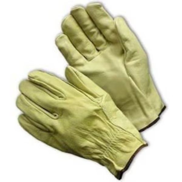 PIP Top Grain Cowhide Drivers Gloves, Straight Thumb, Economy Grade, L, Pip, Mfr#: 68-105/L